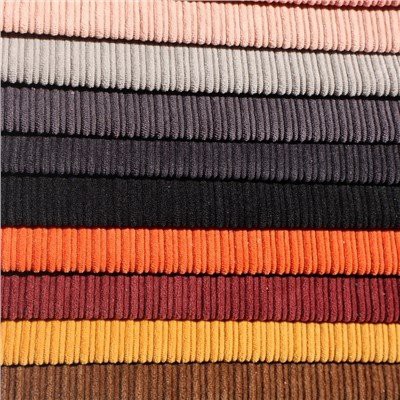 Soft Plain Corduroy Upholstery Fabric