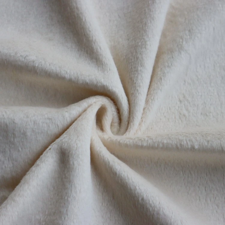 Beige Supersoft Velboa Fabric