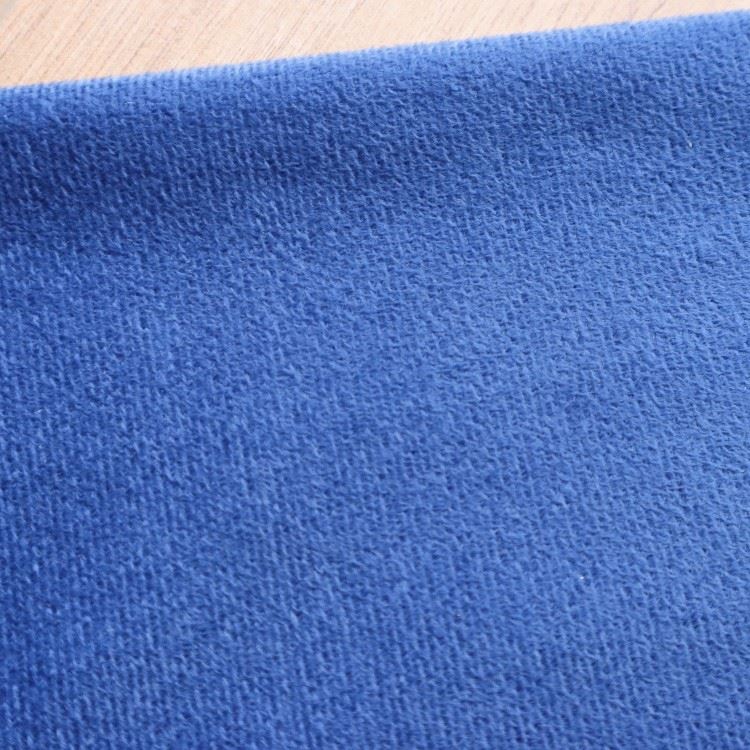 Blue Flat Velboa Fabric factory Blue Flat Velboa Fabric factory