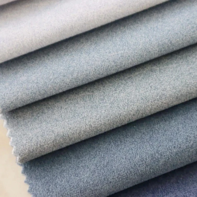 Classic Plain Print Matte Mosha Velvet Upholstery Fabric high quality