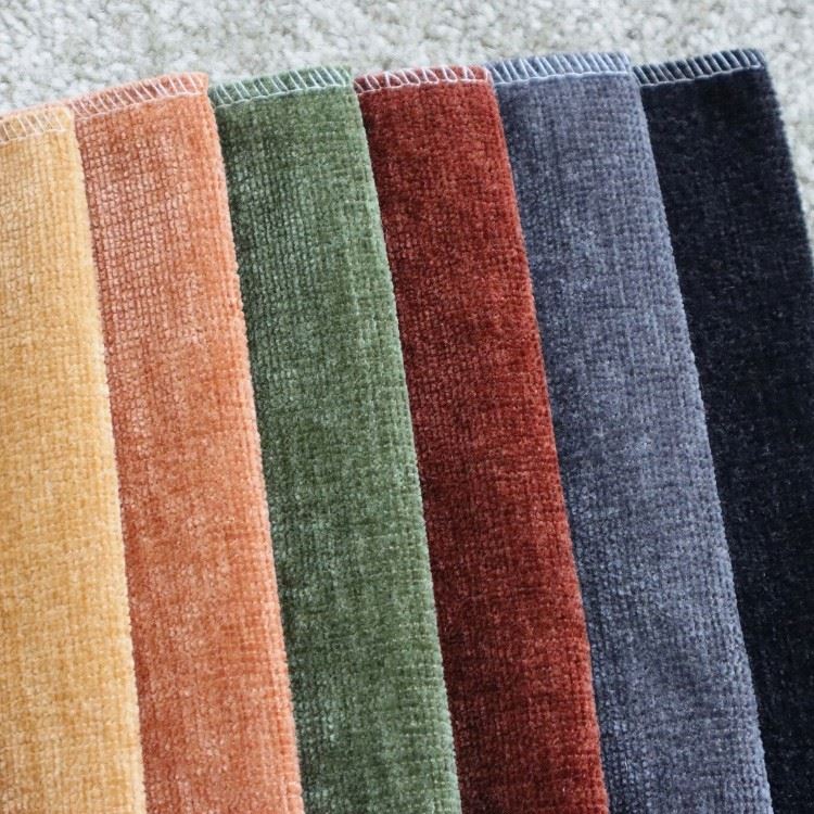 Fine Grain Plain Chenille Upholstery Fabric Matte Textured Woven Sofa Furniture suppliers Fine Grain Plain Chenille Upholstery Fabric Matte Textured Woven Sofa Furniture suppliers