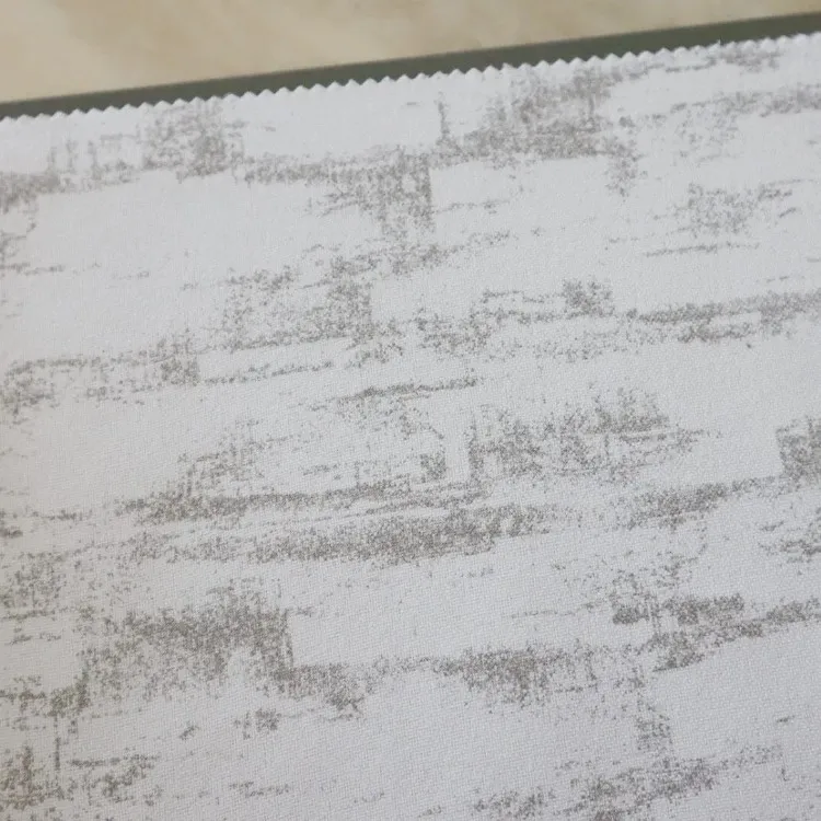 Full Blackout Abstract Texture Silicone Coated Curtain Fabric factory