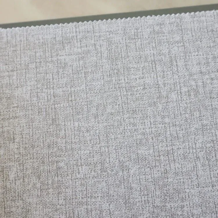 Full Blackout Linen Look Silicone Coated Window Curtain Fabric factory