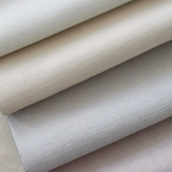Matte Linen-Look Velvet Sofa Upholstery Fabric factory
