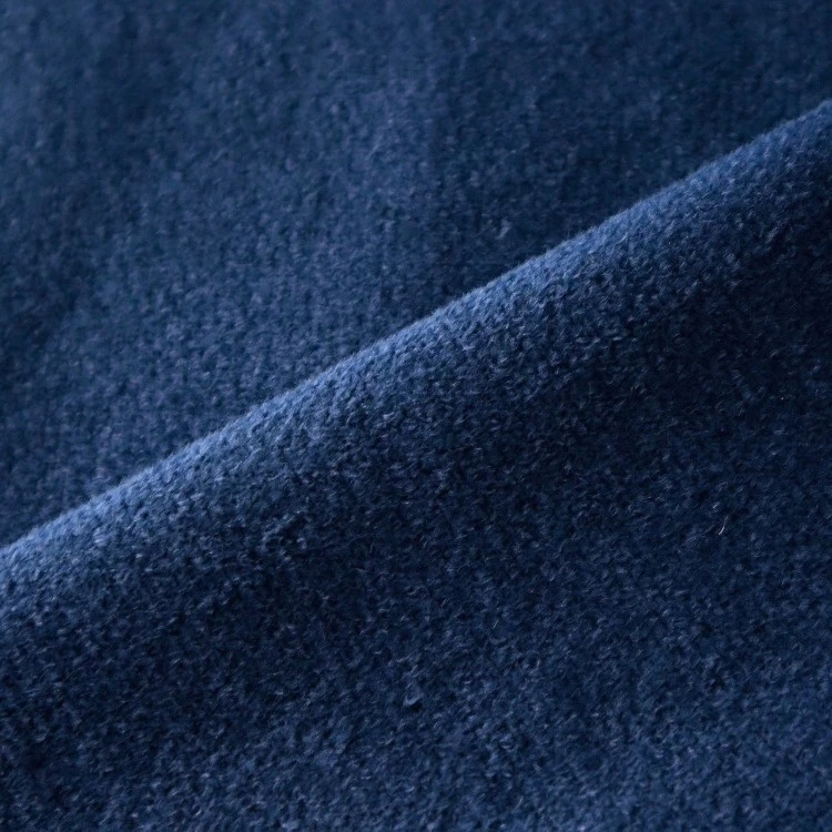 Navy Blue Velboa Fabric factory Navy Blue Velboa Fabric factory