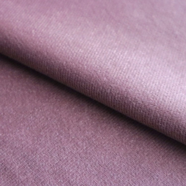Plain Dusty Purple Velboa Fabric suppliers