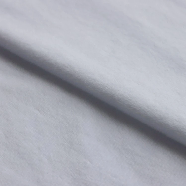 Plain White Supersoft Velboa Fabric