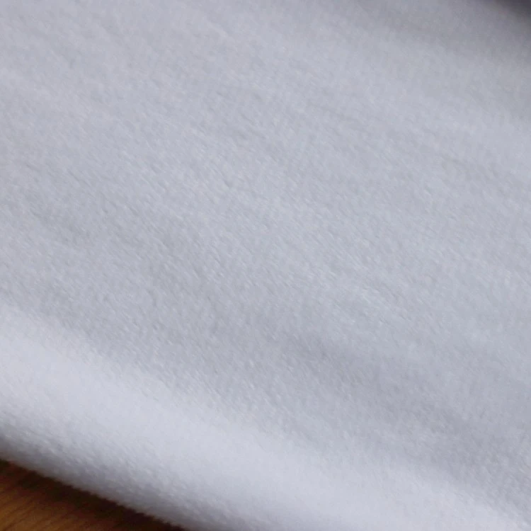Plain White Supersoft Velboa Fabric factory Plain White Supersoft Velboa Fabric factory