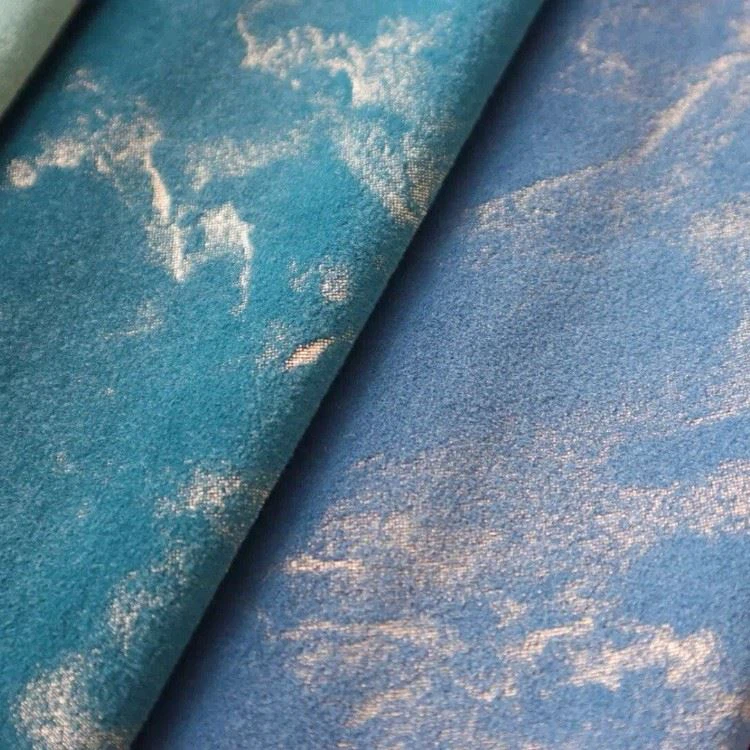 Premium Metallic Shimmer Bronzed Holland Velvet Upholstery Fabric