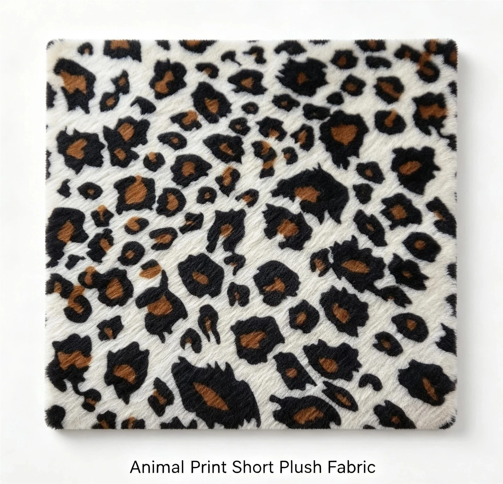Animal Print Short Plush Fabric4