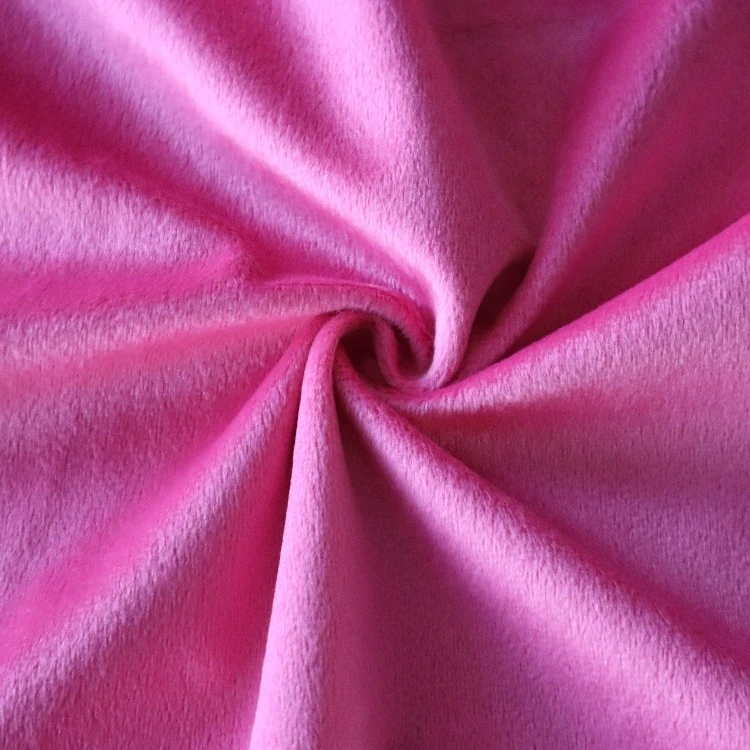 Rose Plush Upholstery Fabric