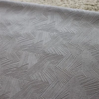 3D Geometric Line Embossed Holland Velvet Upholstery Sofa Fabric