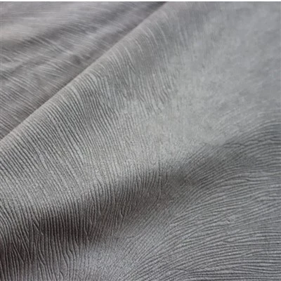 3D Wave Stripe Embossed Holland Velvet Furniture Upholstery Fabric