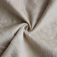 Beige Crushed Velboa Fabric