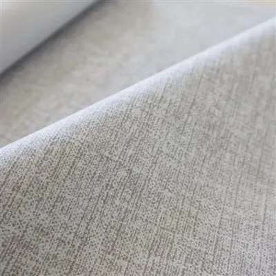 Full Blackout Linen Look Silicone Coated Window Curtain Fabric