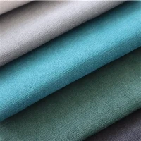Matte Linen-Look Velvet Sofa Upholstery Fabric