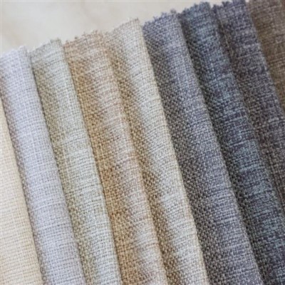 Natural Linen Weave Upholstery Fabric