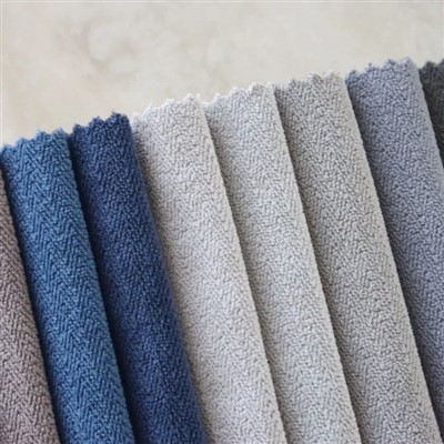 Plain Wheat Ear Velvet Upholstery Fabric