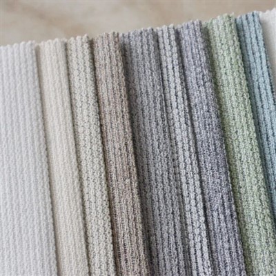 Textured Fireproof Blackout Curtain Upholstery Fabric