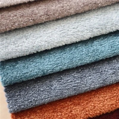 Wholesale Solid Crushed Velvet Upholstery Fabric AntiPilling Scratch Resistant Sofa Furniture