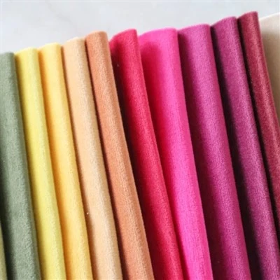 Wholesale Solid Holland Velvet Upholstery Fabric Anti‑Pilling Scratch Resistant For Sofa Chair Cushion Home Decor