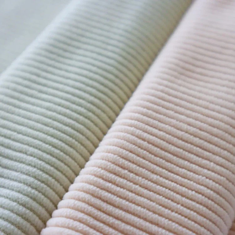 Soft Striped Wale Corduroy Fabric For Sofa Upholstery suppliers