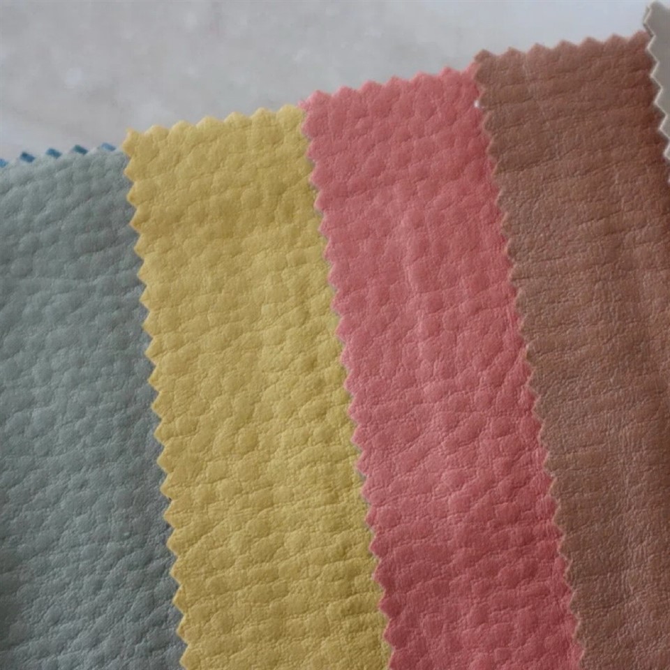 Soft Vegan Suede Leather Fabric factory