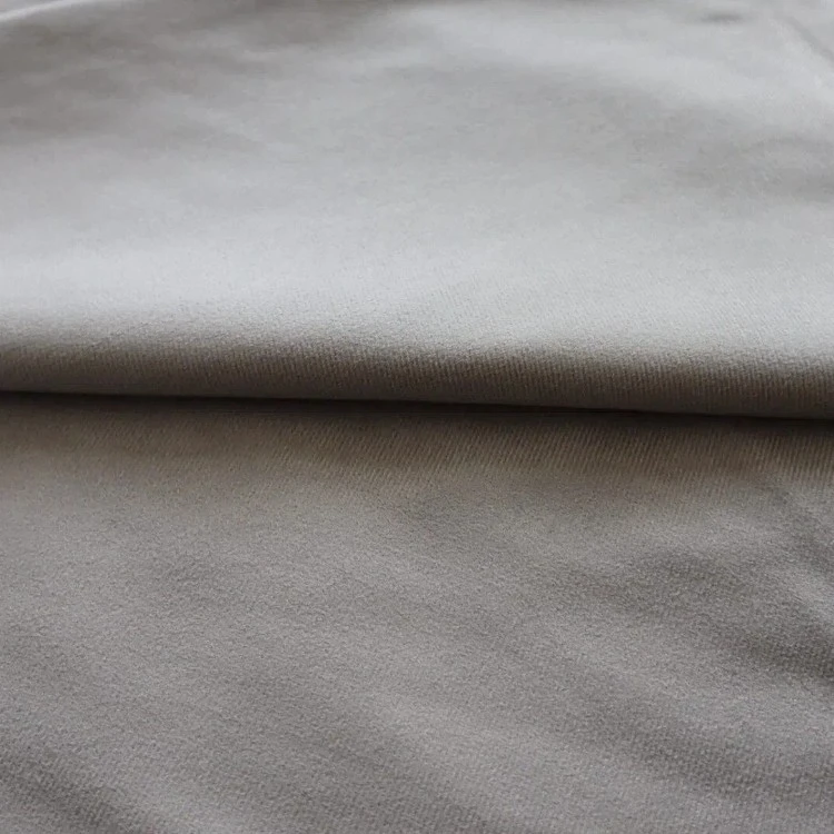Solid Imitation Super Soft Velvet Cushion Upholstery Fabric