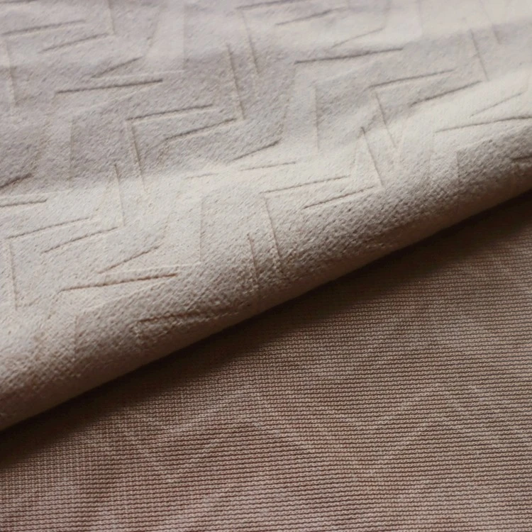 Textured Embossed Velboa Fabric