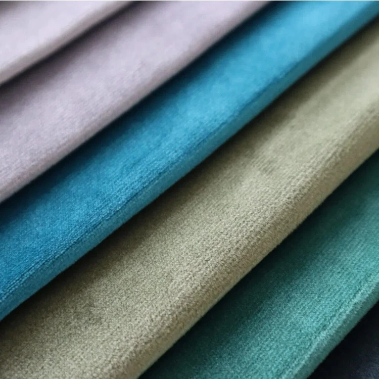 Trend Multi-Tone Soft Holland Velvet Upholstery Fabric high quality