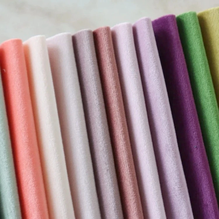Wholesale Solid Holland Velvet Upholstery Fabric Anti‑Pilling Scratch Resistant For Sofa Chair Cushion Home Decor suppliers Wholesale Solid Holland Velvet Upholstery Fabric Anti‑Pilling Scratch Resistant For Sofa Chair Cushion Home Decor suppliers