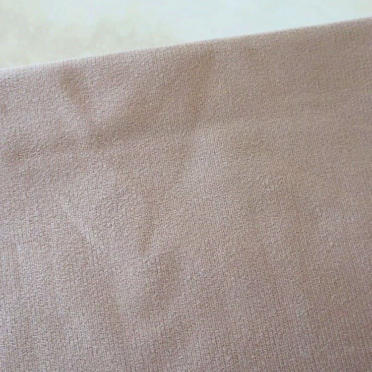 Wrinkle Resistant Faux Suede Upholstery Fabric For Sofa